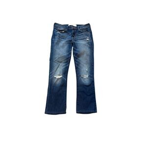 Abercrombie & Fitch "The Skinny Boot" Distressed Jeans